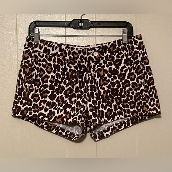 J. Crew Factory Pants - J. Crew Factory Animal Print Mid-Rise 2.5” Shorts